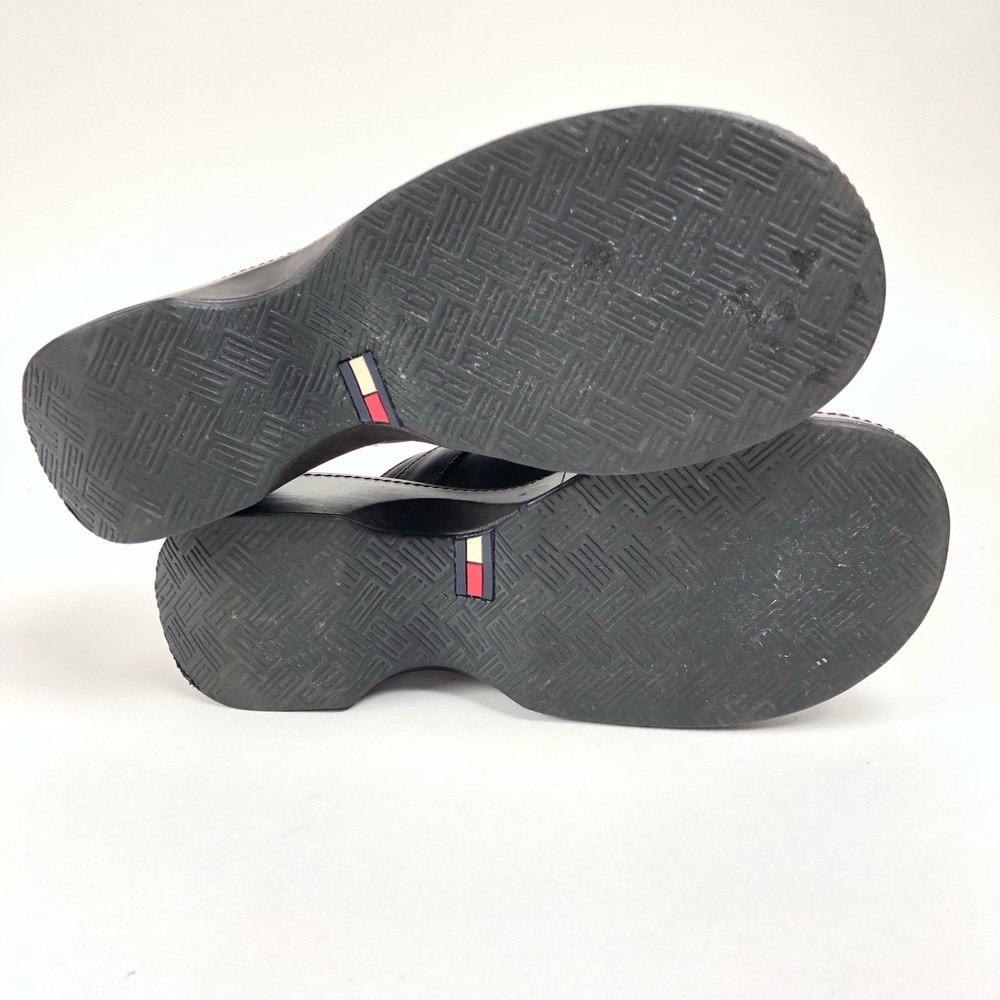 Tommy Hilfiger Womens Leather Backless Clog Shoes - Picture 8 of 8